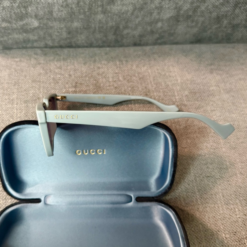 Gucci GG logo mirrored sunglasses - Picture 4 of 10